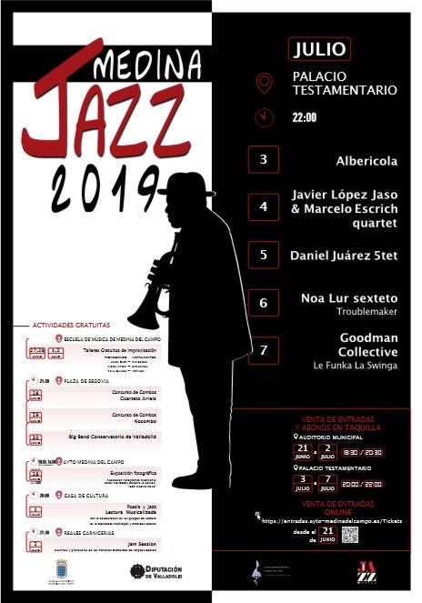 Cartel Jazz Medina 2019 - PUEDE AMPLIARSE Cartel Jazz Medina 2019 - PUEDE AMPLIARSE